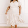 Beach Cottage Tiered Midi Dress Curves Image 1