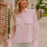Savvy Chic Button Down Top Image 1