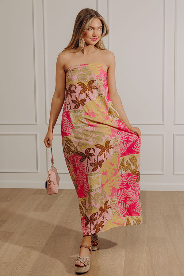 Bungalow Cutie Linen-Blend Maxi Dress Image - 1
