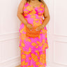 Serene Energy Floral Midi Dress Curves Image 1
