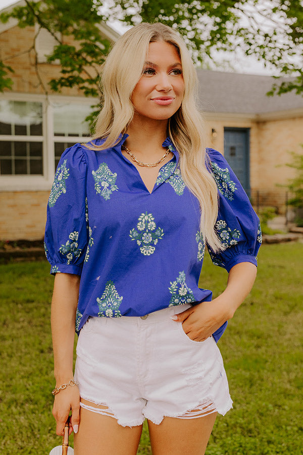 Sip In Style Floral Top Image 2