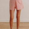 The Sam High Waist Stripe Skort in Red Image - 1