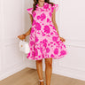 Vineyard Petals Floral Mini Dress Image 1