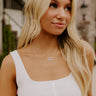 Sweet Smile Cubic Zirconia Necklace in Silver Image 1