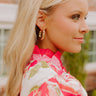 Caught Your Eye Hoop Earrings Image 1