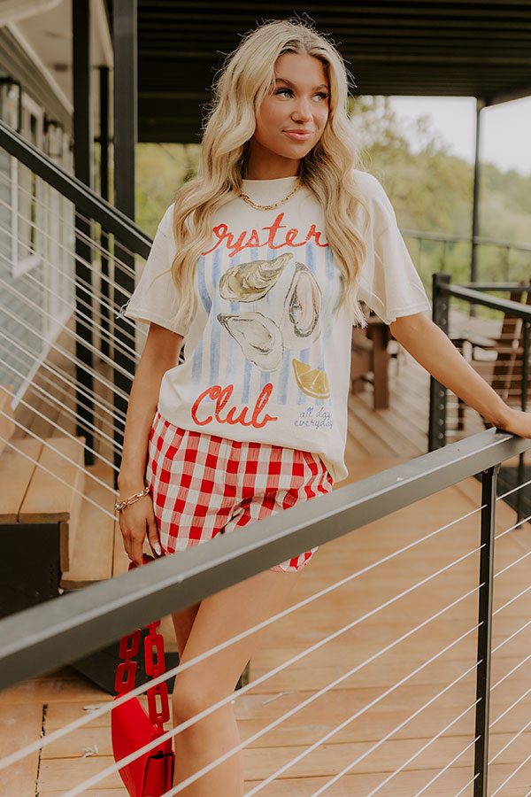 Oyster Club Vintage Graphic Tee Image 1