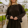 Flight Plans High Waist Knit Shorts in Black Image 1
