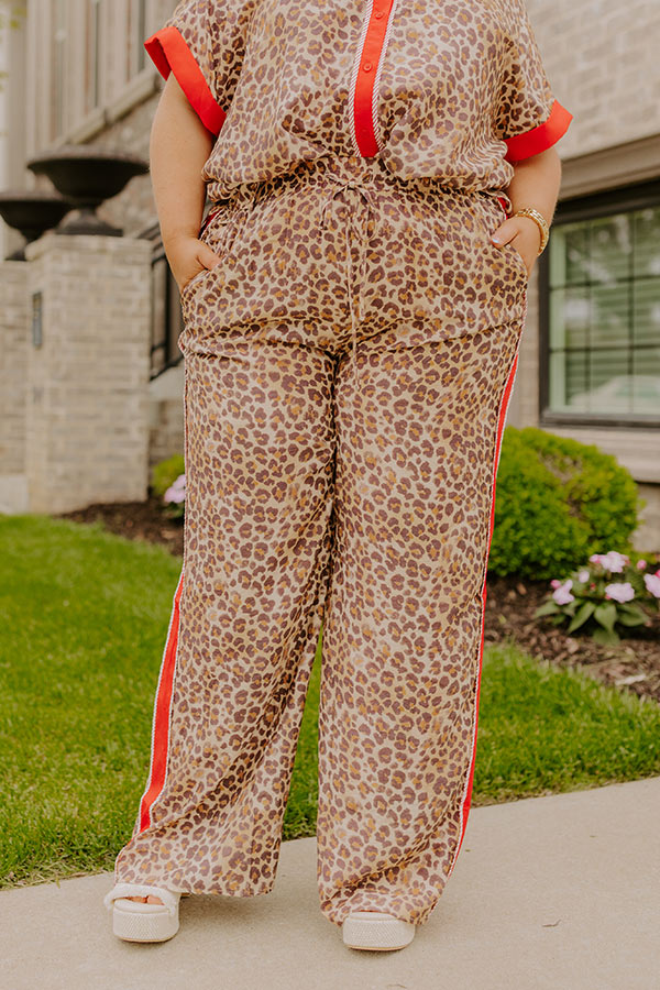 Concrete Jungle High Waist Leopard Pants Curves Image 3