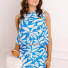 Girls Trip Chic Bubble Top in Ocean Blue Image 1