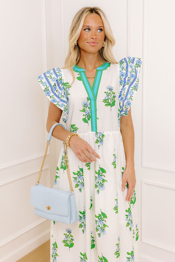 Moscato Sippin' Floral Midi Dress Image - 4