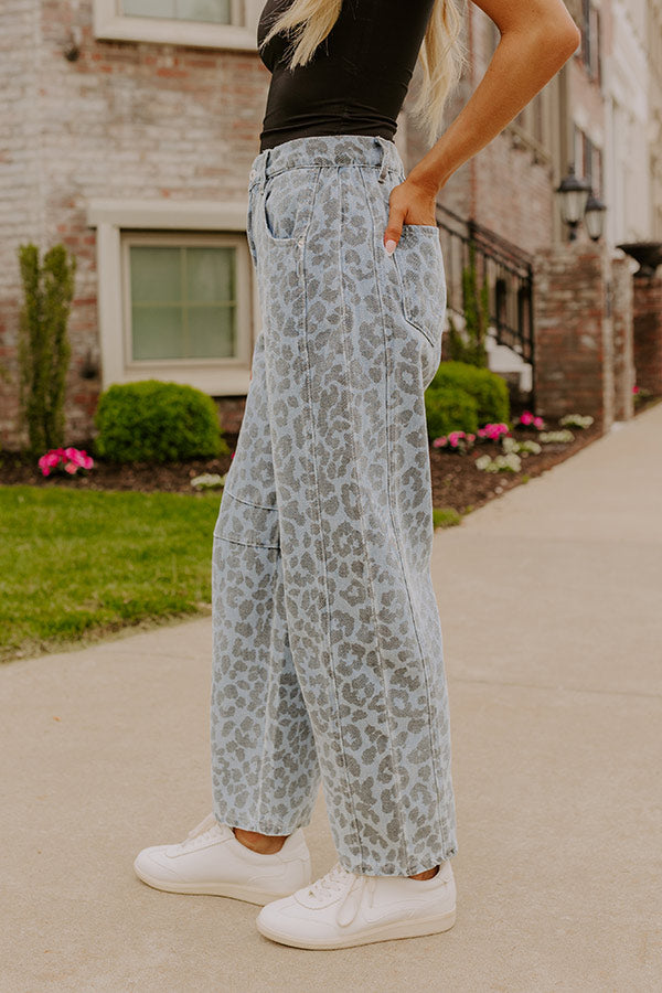 The Sadie High Waist Barrel Leg Jean Image 4