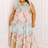 Garden Party Cutie Color Block Maxi Dress Curves Image 1