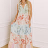 Garden Party Cutie Color Block Maxi Dress Image 1