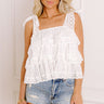 Sweet Escape Eyelet Tiered Top Image 1