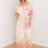 Isles of Scilly Floral Maxi Dress in Pink Image - 1
