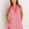 Lively Laughs Floral Mini Dress in Pink Image - 1