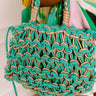 Oceanside Bliss Woven Purse in Ocean Wave Image 1
