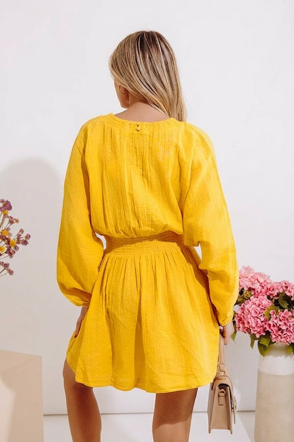Fun In The Sun Gauze Mini Dress Image - 4