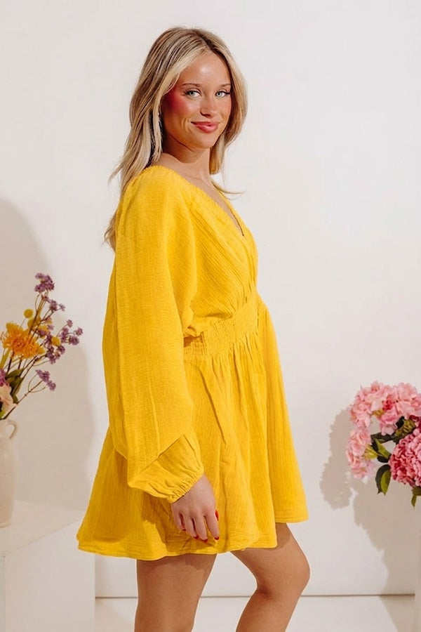 Fun In The Sun Gauze Mini Dress Image - 3