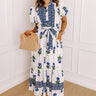 Carnation Kisses Floral Midi Dress Image 1