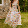 Meadow Views Smocked Floral Midi Dress Image - 1