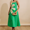 Floral Daydream Cut Out Midi Dress in Green Image - 1
