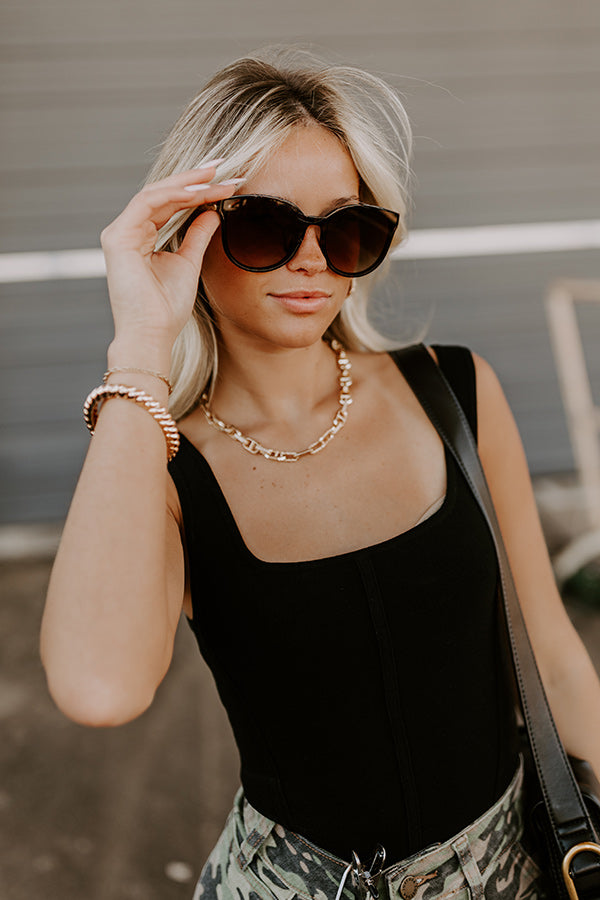 Quay Date Night Sunnies in Tortoiseshell Image 1