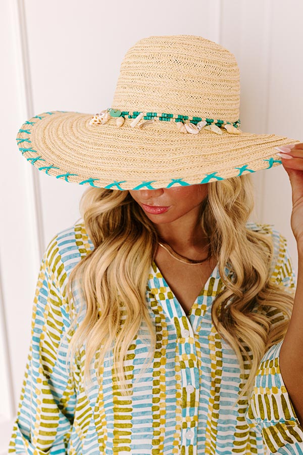 Beachside Bliss Raffia Woven Sunhat Image 2