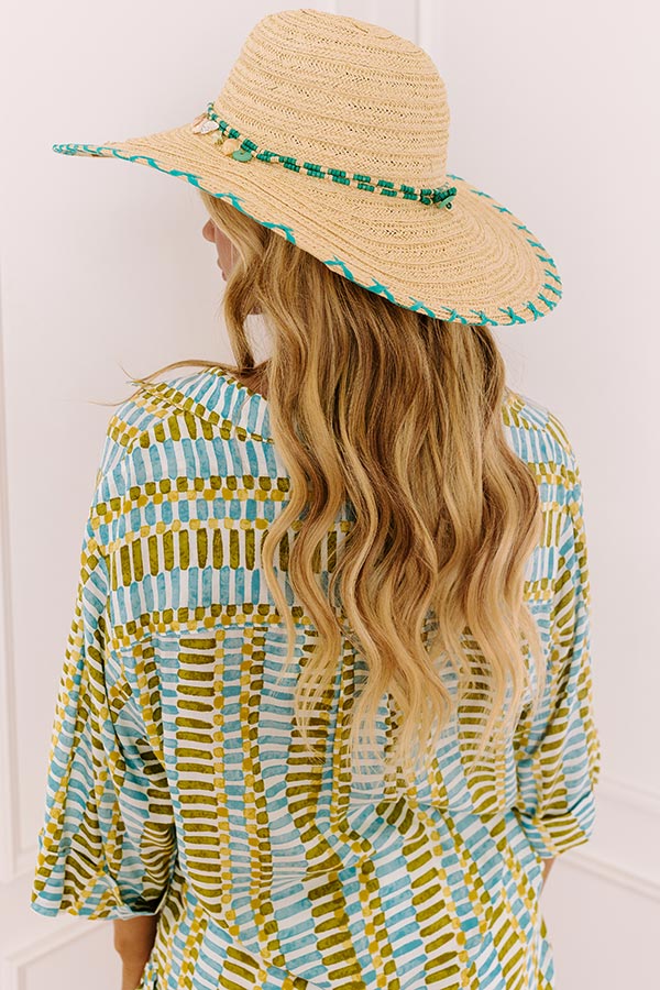 Beachside Bliss Raffia Woven Sunhat Image 3