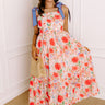 Strolling Through Granada Floral Maxi Dress Image 1