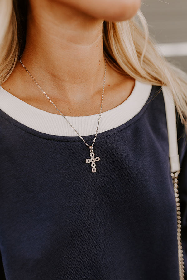 Loving Gaze Cubic Zirconia Necklace Image - 2