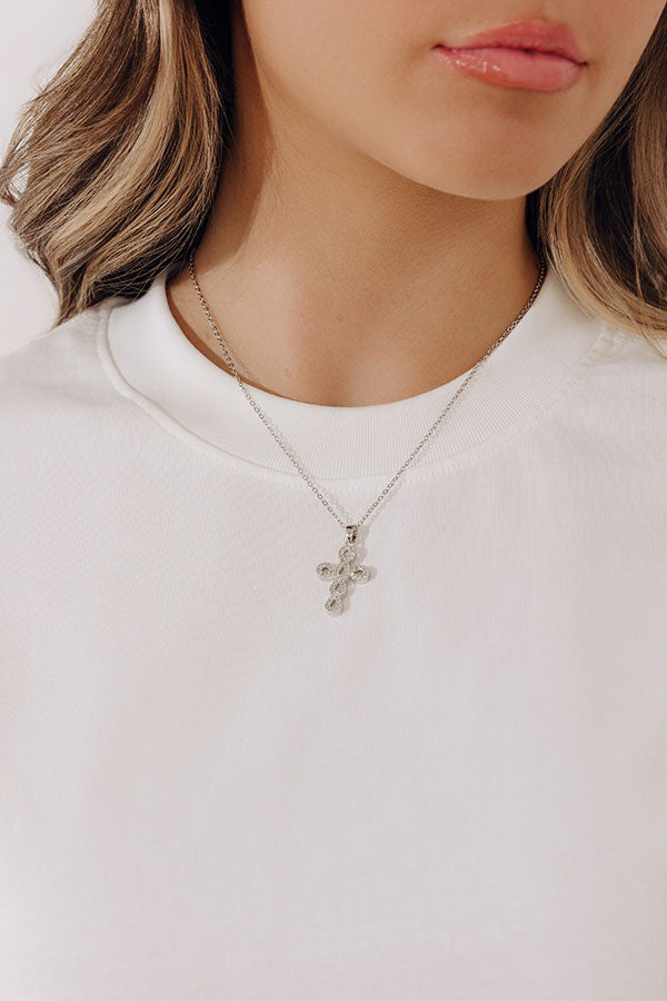 Loving Gaze Cubic Zirconia Necklace Image - 1