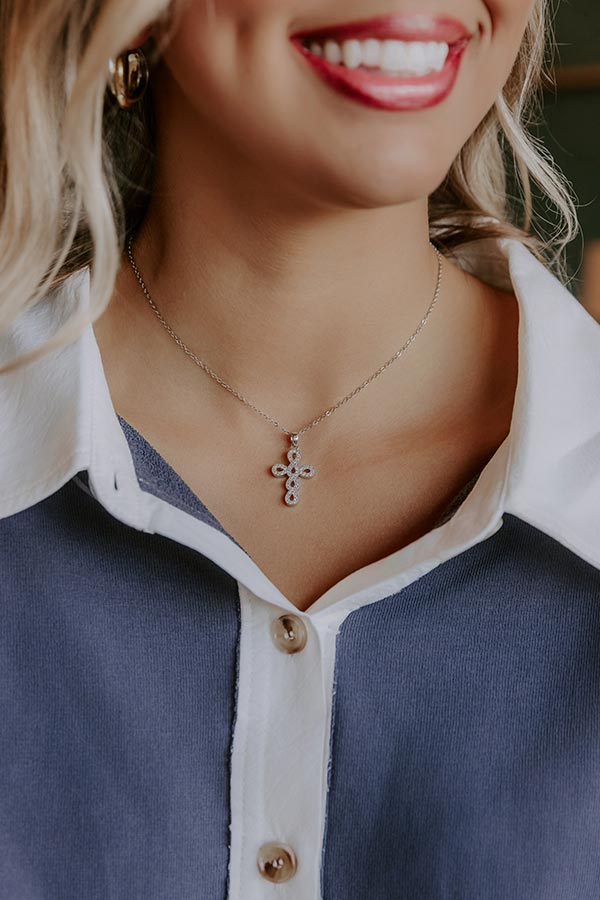 Loving Gaze Cubic Zirconia Necklace