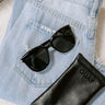 Quay Rent Free Polarized Sunnies in Black Image 1