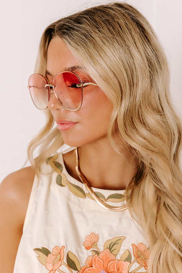 Coastal Views Sunnies in Pink Image 3