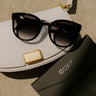 Quay Date Night Sunnies in Black Image 1