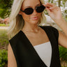 City Views Sunnies in Black Image 1