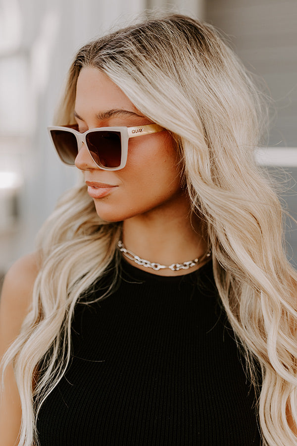 Quay Call The Shots Remixed Cat Eye Sunnies Image 2