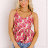 Cocktail Social Jacquard Peplum Top Image 1