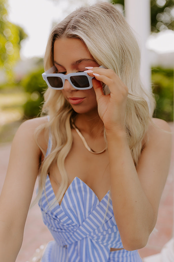 Chic Views Sunnies in Sky Blue Image 4