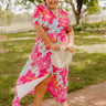 Paradise Garden Floral Maxi Dress Curves Image 1