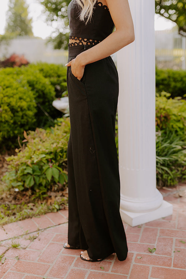Penthouse Chic High Waist Linen-Blend Pants Image 4