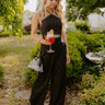 Penthouse Chic High Waist Linen-Blend Pants Image 1