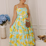 Fresh Breeze Floral Midi Dress Curves Image - 1