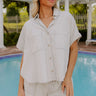 Coastal Living Chambray Button Up Image 1