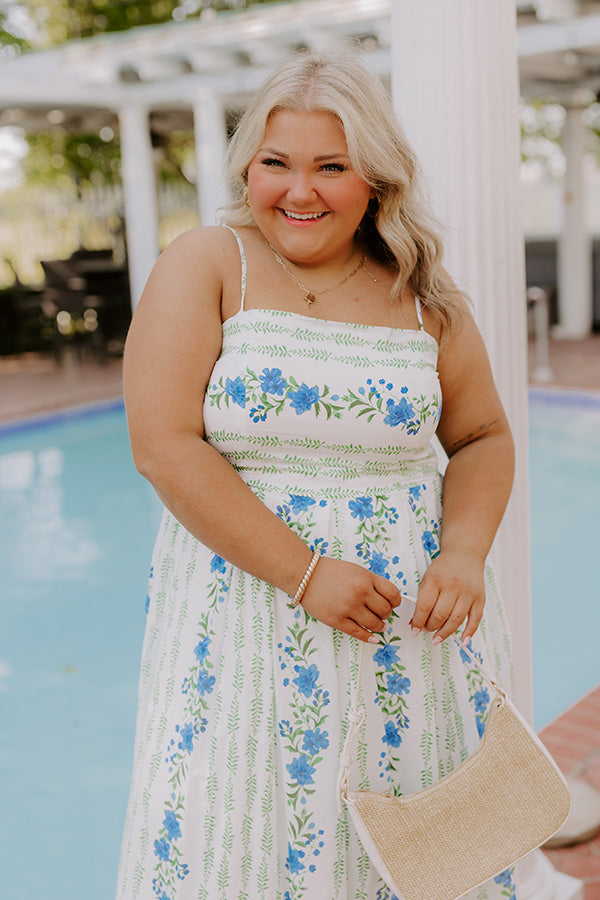 Villa Charm Floral Maxi Dress Curves Image 2
