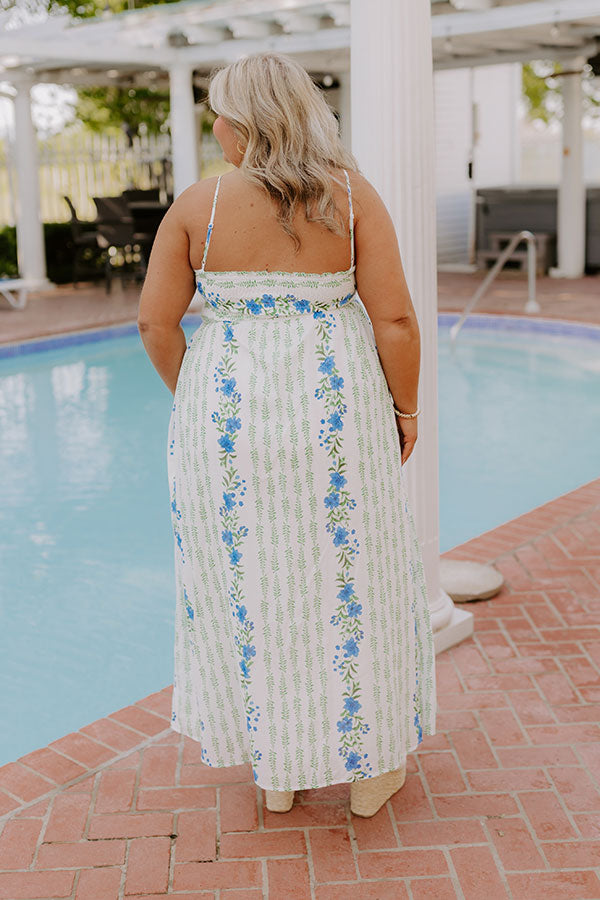 Villa Charm Floral Maxi Dress Curves Image 5
