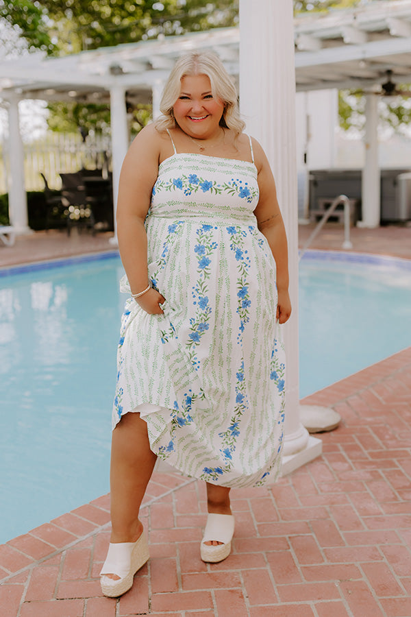 Villa Charm Floral Maxi Dress Curves Image 3