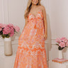 Island Petals Chiffon Maxi Dress Image - 1