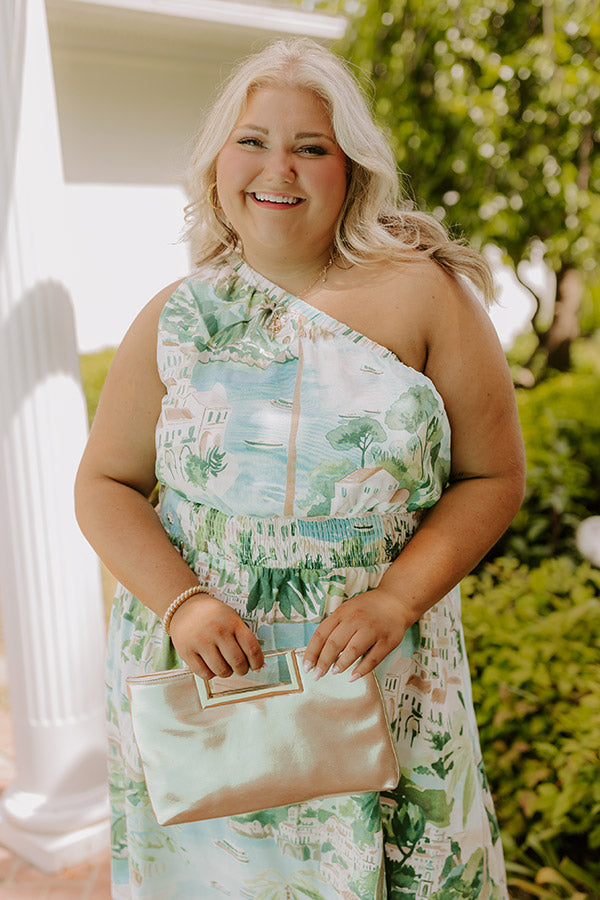 Strolling Through Capri Linen-Blend Midi Dress Curves Image 2